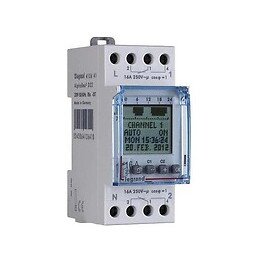 Interrupteur Horloge Digital Hebdomadaire 2 Sorties