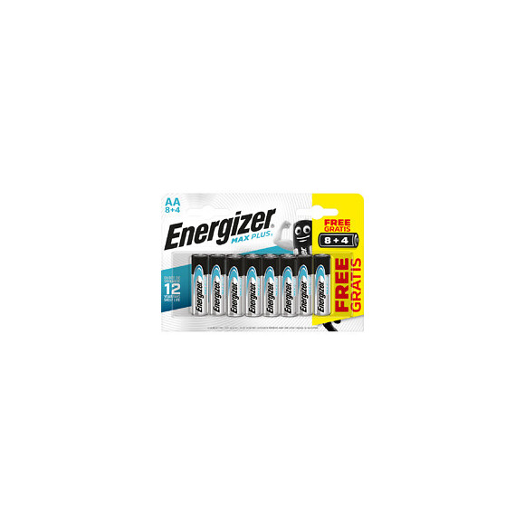 Lot De 8 + 4 Piles Alcaline Lr06 Aa, 1.2 V, Energizer