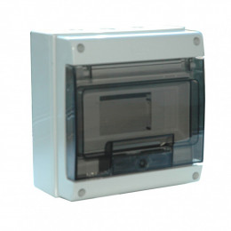 Tableau Électrique Étanche Nu Debflex 1 Rangée 8 Modules