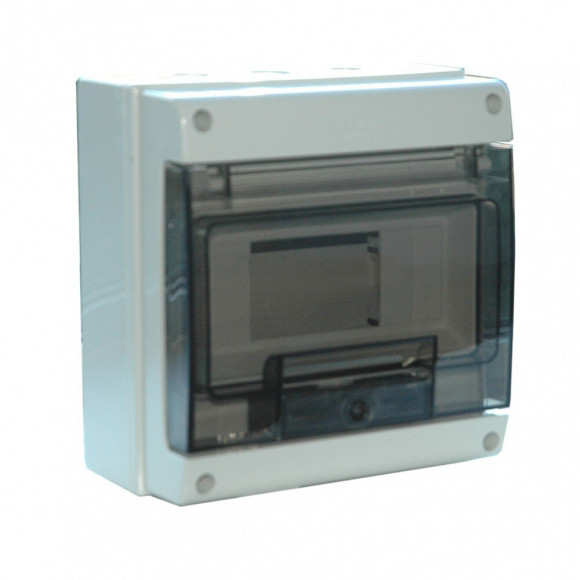 Tableau Électrique Étanche Nu Debflex 1 Rangée 8 Modules