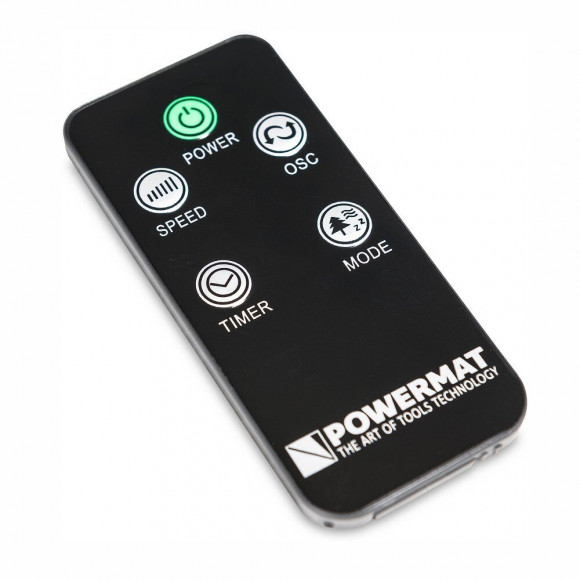 Power Tool - Ventilateur Tour Oscillant À Poser + Télécommade Minuterie 70w - 3 Modes Normal/nature/nuit - Oscillation À 70