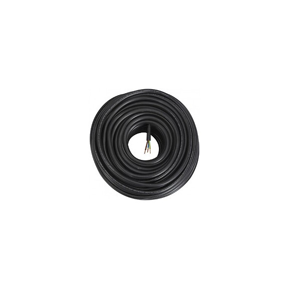 Câble Électrique 3 G 2.5 Mm² U1000r2v L.100 M, Noir