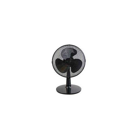 Dtools - Ventilateur De Table - Puissance 35 W - Diamètre 12" - 3 Niveaux De Vitesse - Noir