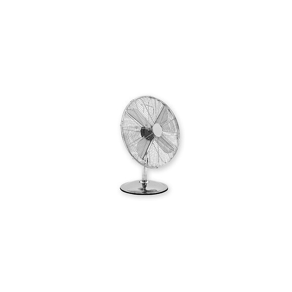 Dtools - Ventilateur De Bureau - 45w - Voltage 230v/50hz - Diamètre 12" - Ventilateur De Table - Argent
