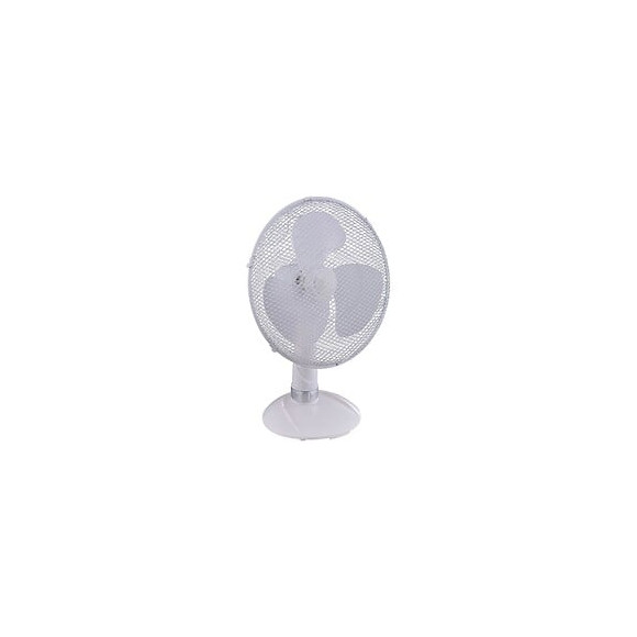 Dtools - Ventilateur De Bureau - 40w - Voltage 230v/50hz - Taille 12" - Ventilateur De Table - Blanc