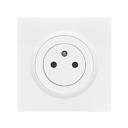 Prise Avec Terre Affleurante Complet Dooxie, Legrand, Blanc