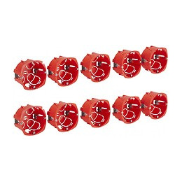 Lot De 10 Boîtes D'encastrement, Cloison Creuse 1 Poste(s), Debflex