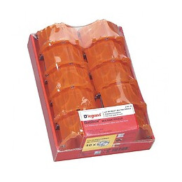 Lot De 10 Boîtes D'encastrement, Multicloison 1 Poste(s), Legrand