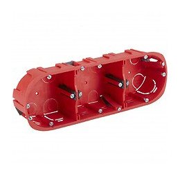 Boîte D'encastrement, Cloison Creuse 3 Poste(s), Debflex