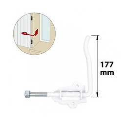 Lot De 2 Arrêts À Poignée Acier Époxy, H.40 X P.210 Mm
