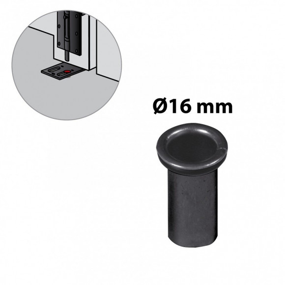 Gâche Pour Sabot Acier Prépeint, H.45 X L.30 X P.30 Mm