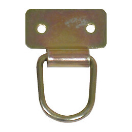 Lot De 2 Anneaux De Tirage Acier Zingué, H.60 X L.40 X P.12 Mm