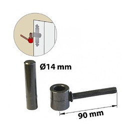 Gond Chimique Acier Prépeint, H.80x Diam.14 Mm