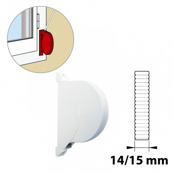 Enrouleur Composite Plastifié, H.195 X L.130 X P.20 Mm