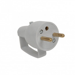 Fiche Électrique Mâle 2 Pôles + Terre, 16 A, Debflex