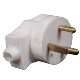 Fiche Électrique Mâle 2 Pôles + Terre, 20.0 A, Debflex