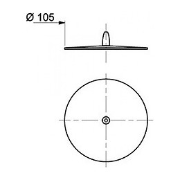 Bouchon Universel Frisby, Blanc Cassé