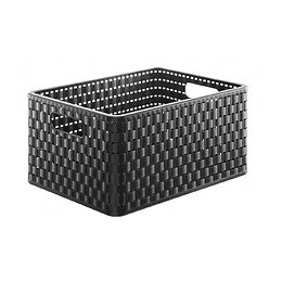 Bac Sundis Plastique Noir L.27.8 X P.36.8 X H.19.1 Cm Cm, 18 L