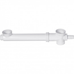 Tubulure Évier 2 Bacs Avec Prise Machine À Laver