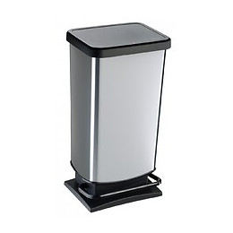 Poubelle De Cuisine 40 L À Pédale Rotho Polypropylène