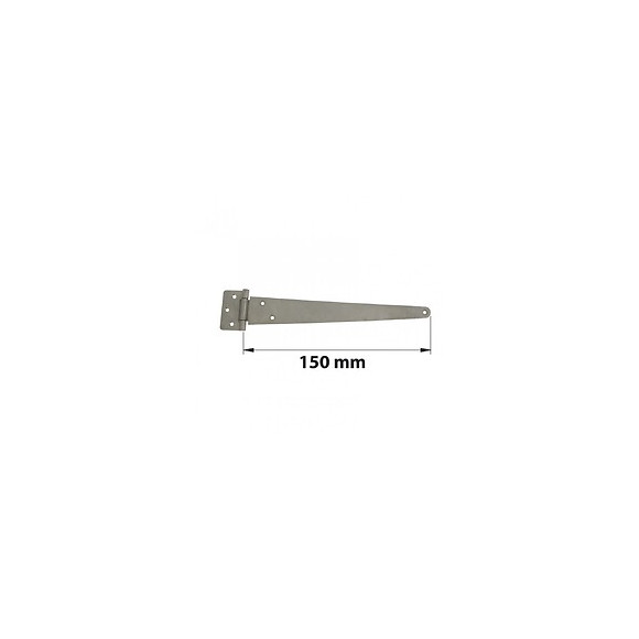 Penture Anglaise Inox Brossé, H.65 X L.190 X P.10 Mm