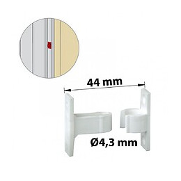 Arrêt À Pince Composite Plastifié, H.50 X L.50 X P.20 Mm