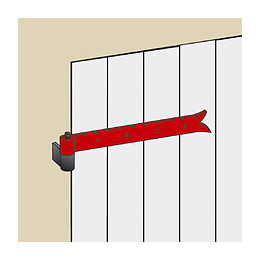 Penture Acier Prépeint, H.35 X L.300 X P.22 Mm