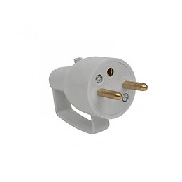 Fiche Électrique Mâle 2 Pôles + Terre, 16 A, Debflex