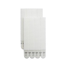 Lot De 8 Languettes Adhésives Cadres Fins Déco Command, Blanc