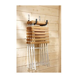 Crochet Gainé Antidérapant Mottez, H.22 X L.25 X P.2 Cm