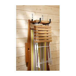 Crochet Gainé Antidérapant Mottez, H.22 X L.25 X P.2 Cm