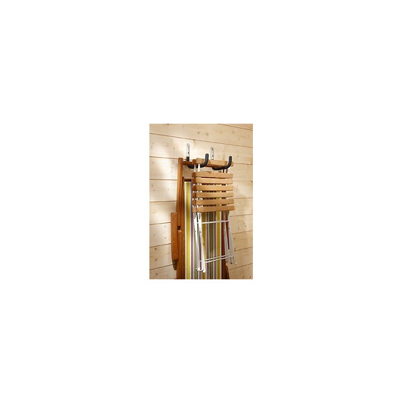 Crochet Gainé Antidérapant Mottez, H.22 X L.25 X P.2 Cm