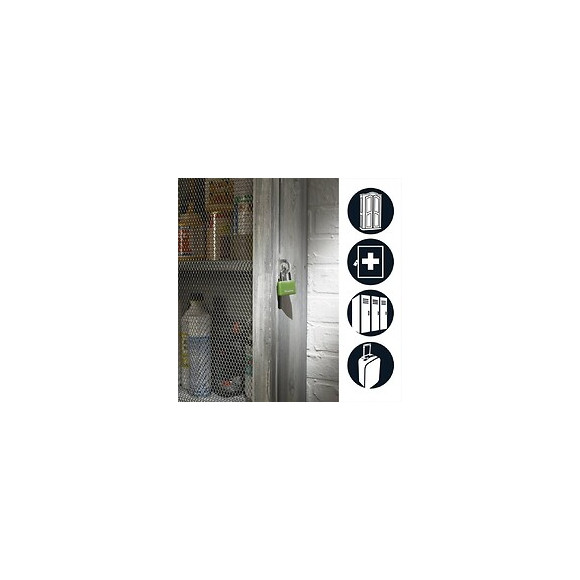 Cadenas À Clé Master Lock Aluminium, L.30 Mm