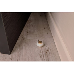 Butée De Porte Alpertec Zamak Poli Doré Diam.3 Cm X L.0 Cm X H.2 Cm X L.0 Cm