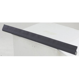 Bas De Porte Adhésif En Mousse + Tissus Ellen, Gris Anthracite, 100 Cm