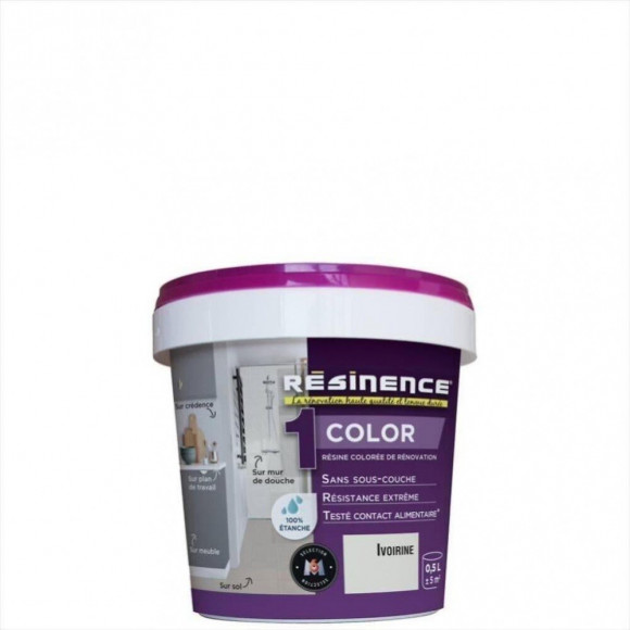 Résine Colorée Color Resinence, Ivoirine, 0.5 L
