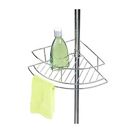 Etagère De Bain / Douche D'angle À Poser, Chromé Brillant, Dolcedo