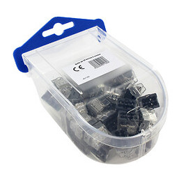 Boîte De 100 Bornes Transparentes Avec 8 Entrées