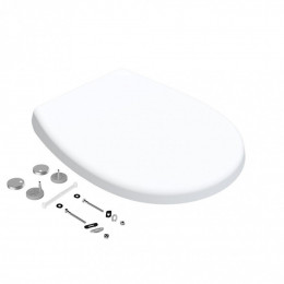 Abattant Frein De Chute Déclipsable Blanc Click & Clean Silence