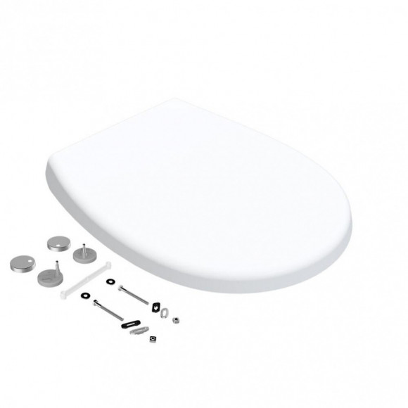 Abattant Frein De Chute Déclipsable Blanc Click & Clean Silence