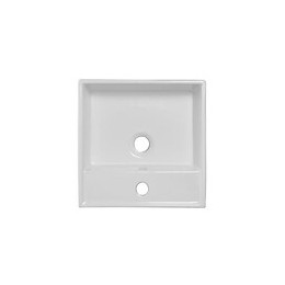 Oceanic Vasque A Poser En Ceramique Forme Carree 46x46x16 Cm Lena