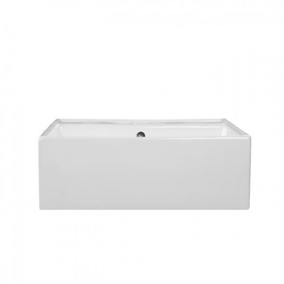 Oceanic Vasque A Poser En Ceramique Forme Carree 38x38x12 Cm Lena