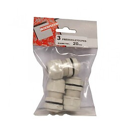 Lot De 3 Presse-étoupes Diam.20 Mm Debflex
