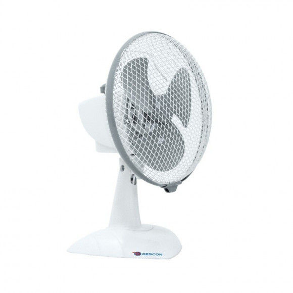 Dtools - Ventilateur De Bureau - Puissance 30w - 28x41cm - Voltage 230v/50hz - Ventilateur De Table - Blanc