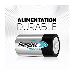 Lot De 2 Piles Alcaline Lr20 D, 1.5 V, Energizer