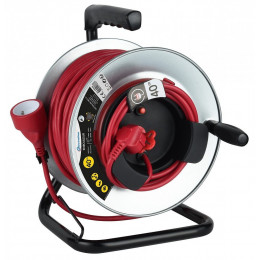 Enrouleur De Câble Électrique Jardin Avec Terre Fixe L. 40 M Ho5vvf 3g1.5