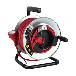 Enrouleur De Câble Électrique Jardin Avec Terre Fixe L. 40 M Ho5vvf 3g1.5