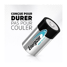 Lot De 2 Piles Alcaline Lr20 D, 1.5 V, Energizer