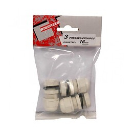 Lot De 3 Presse-étoupes Diam.16 Mm Debflex