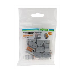 Lot De 10 Bornes Automatiques À Levier, 2,5 Mm² Pour Rigide Et Souple Wago